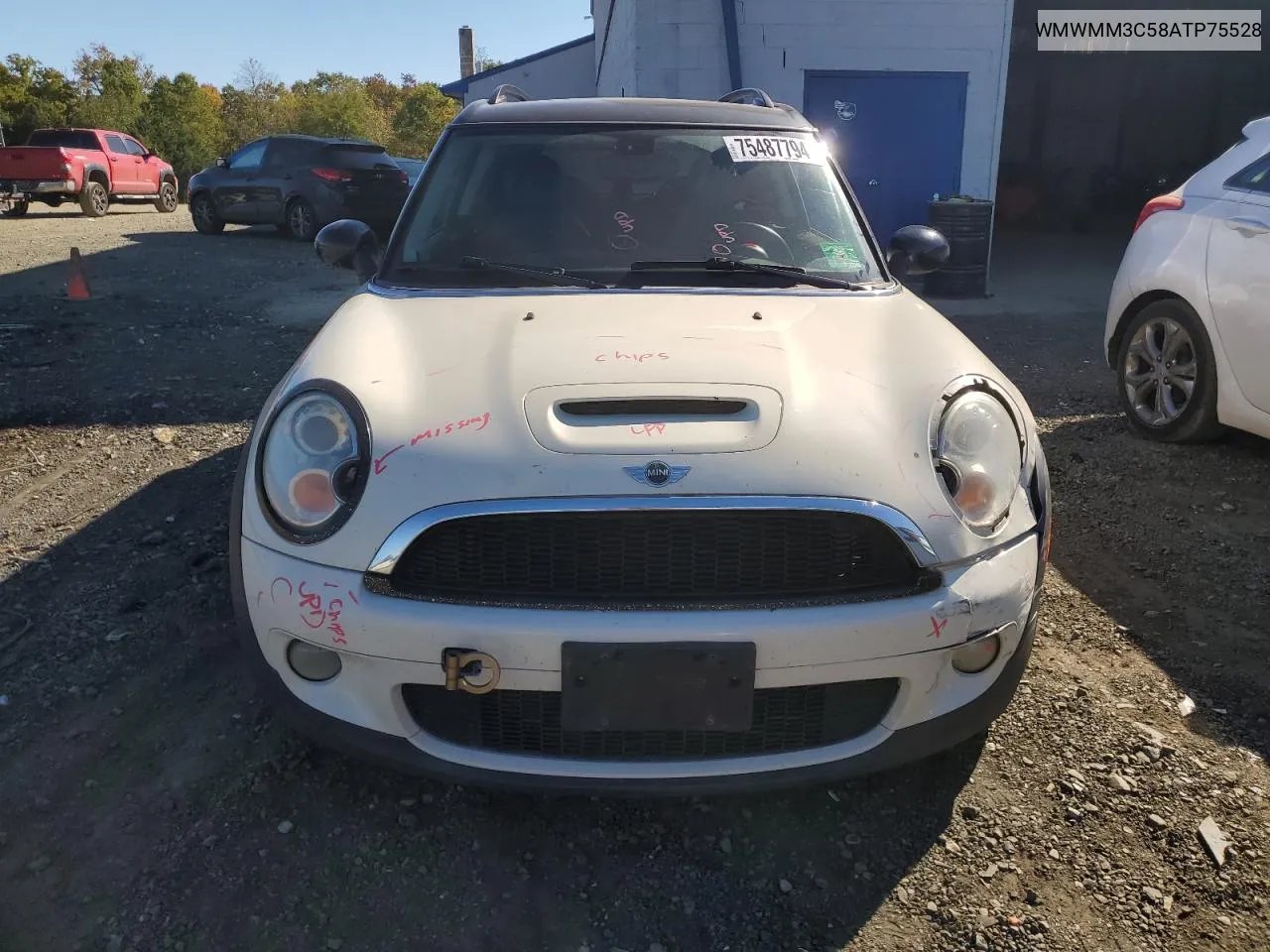 2010 Mini Cooper S Clubman VIN: WMWMM3C58ATP75528 Lot: 75487794