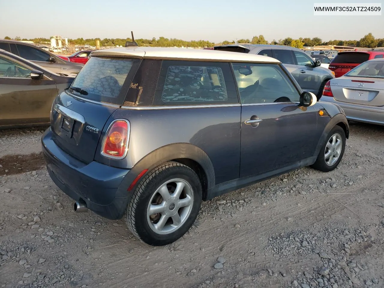 2010 Mini Cooper VIN: WMWMF3C52ATZ24509 Lot: 75524624