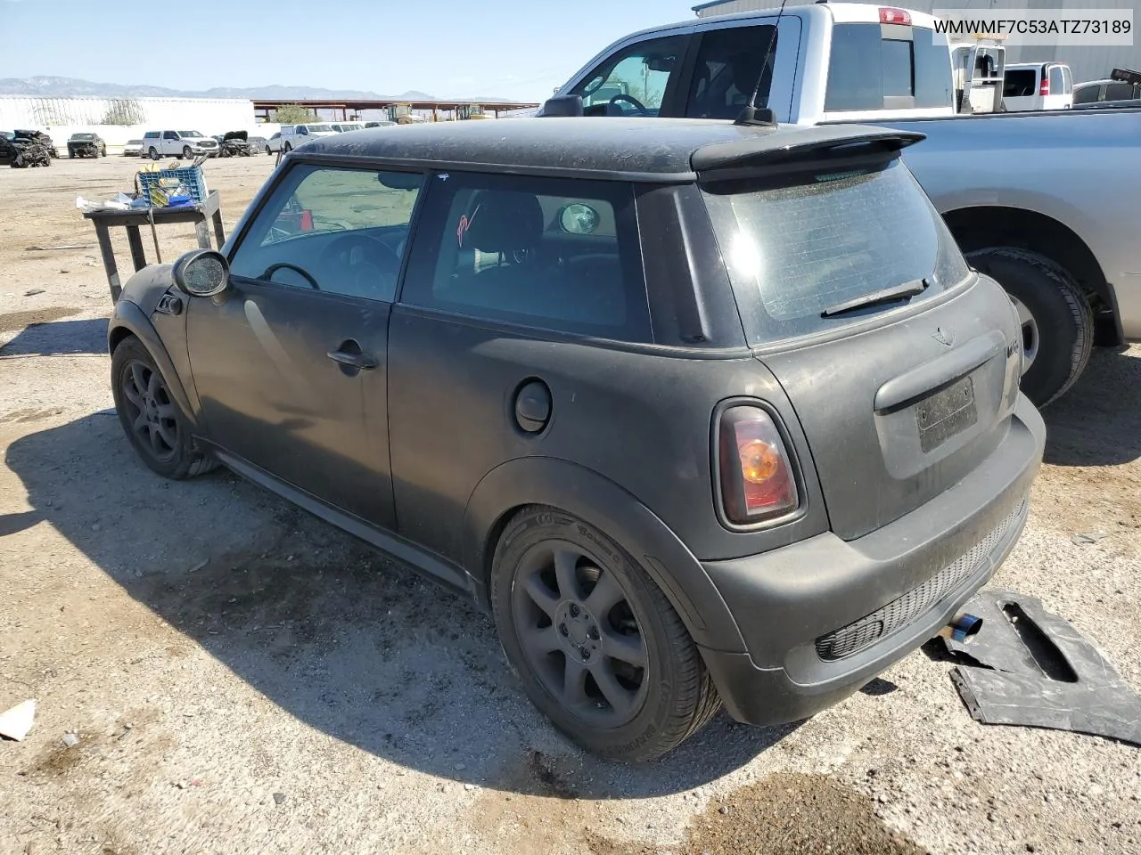 2010 Mini Cooper S VIN: WMWMF7C53ATZ73189 Lot: 75908234