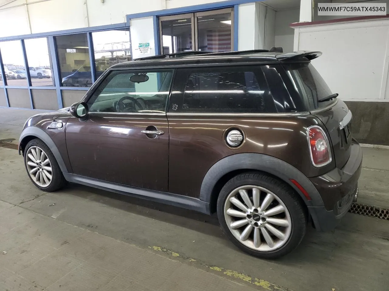 2010 Mini Cooper S VIN: WMWMF7C59ATX45343 Lot: 75938734