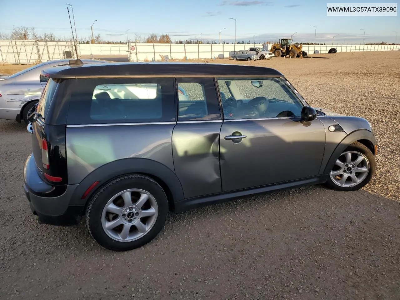 2010 Mini Cooper Clubman VIN: WMWML3C57ATX39090 Lot: 76474654