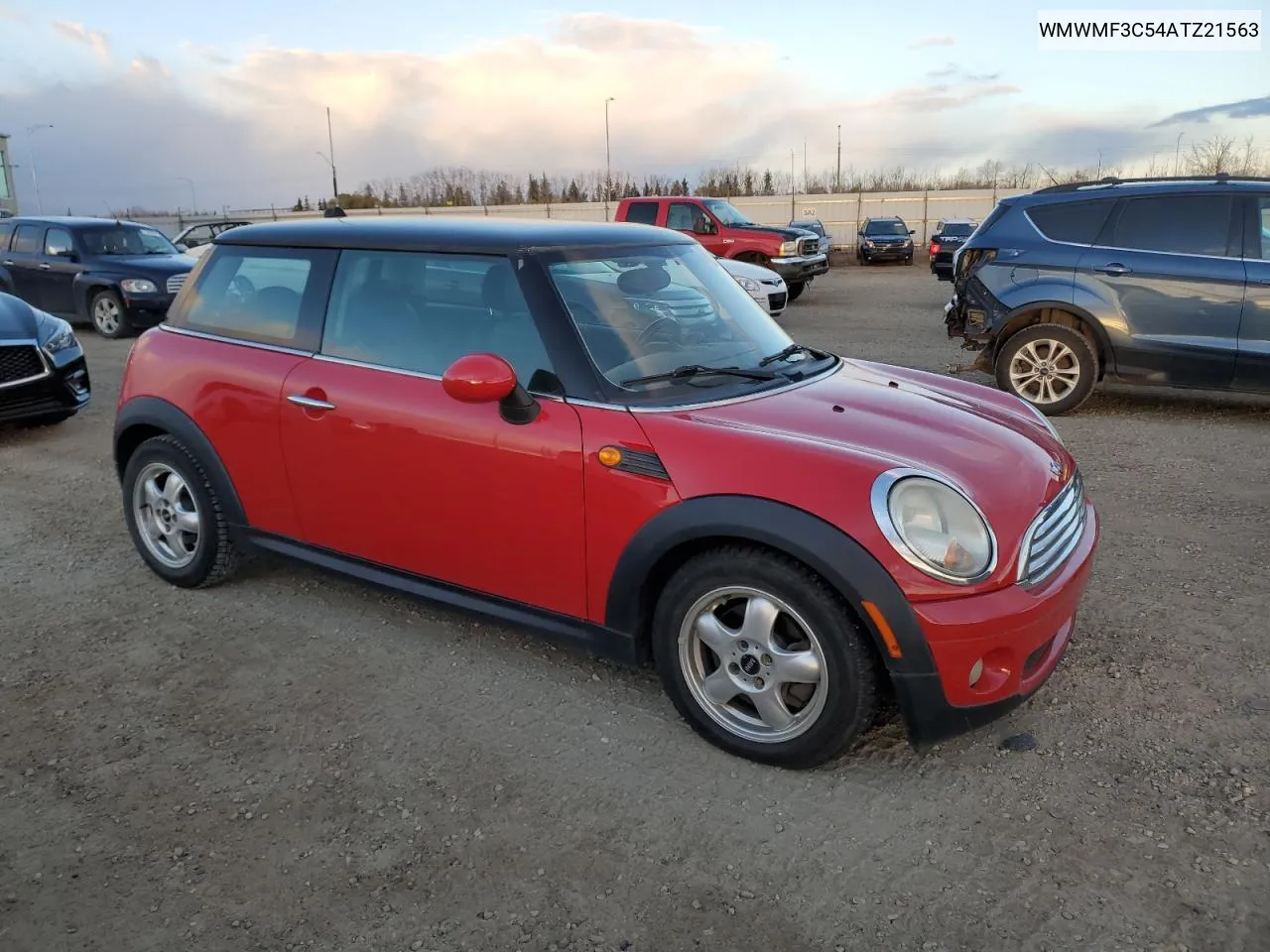 2010 Mini Cooper VIN: WMWMF3C54ATZ21563 Lot: 76508944