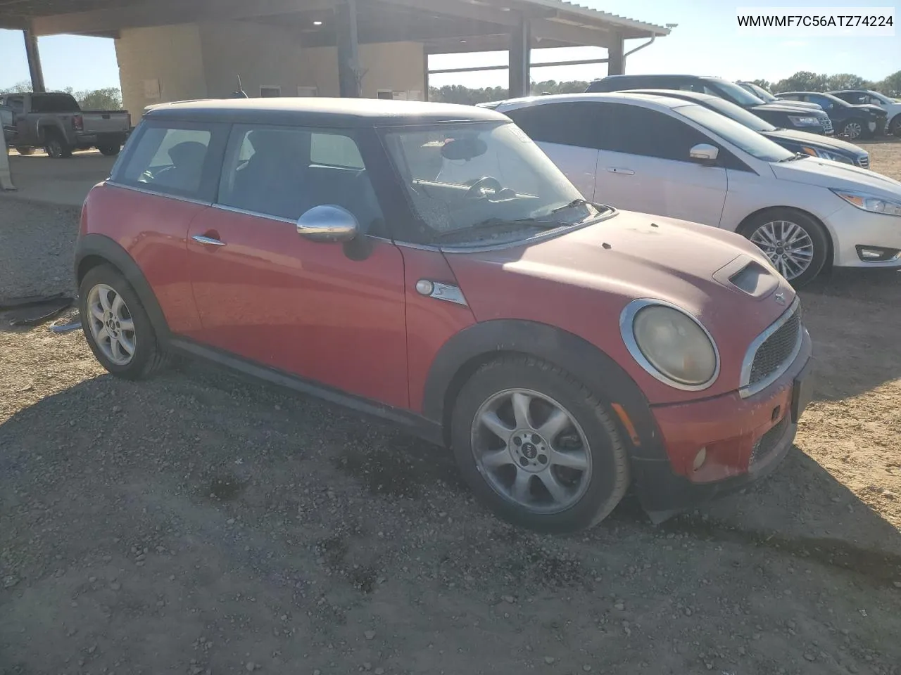 2010 Mini Cooper S VIN: WMWMF7C56ATZ74224 Lot: 76570984