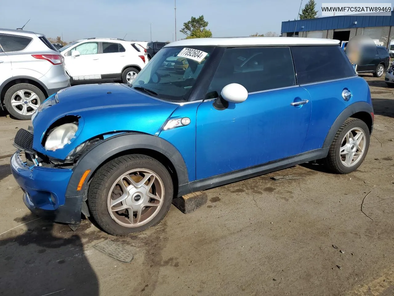 2010 Mini Cooper S VIN: WMWMF7C52ATW89469 Lot: 77092604