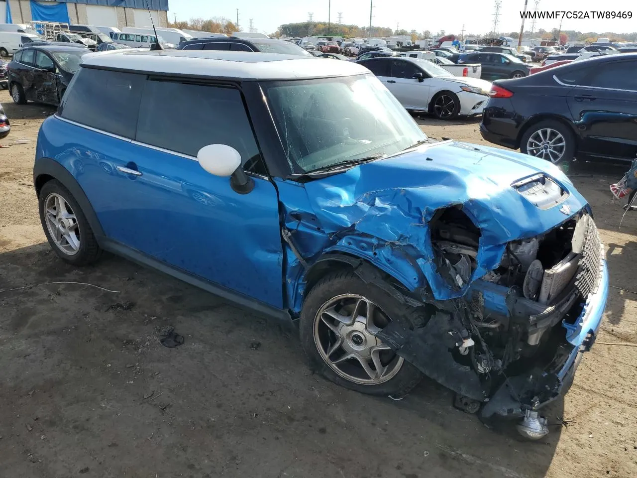 2010 Mini Cooper S VIN: WMWMF7C52ATW89469 Lot: 77092604