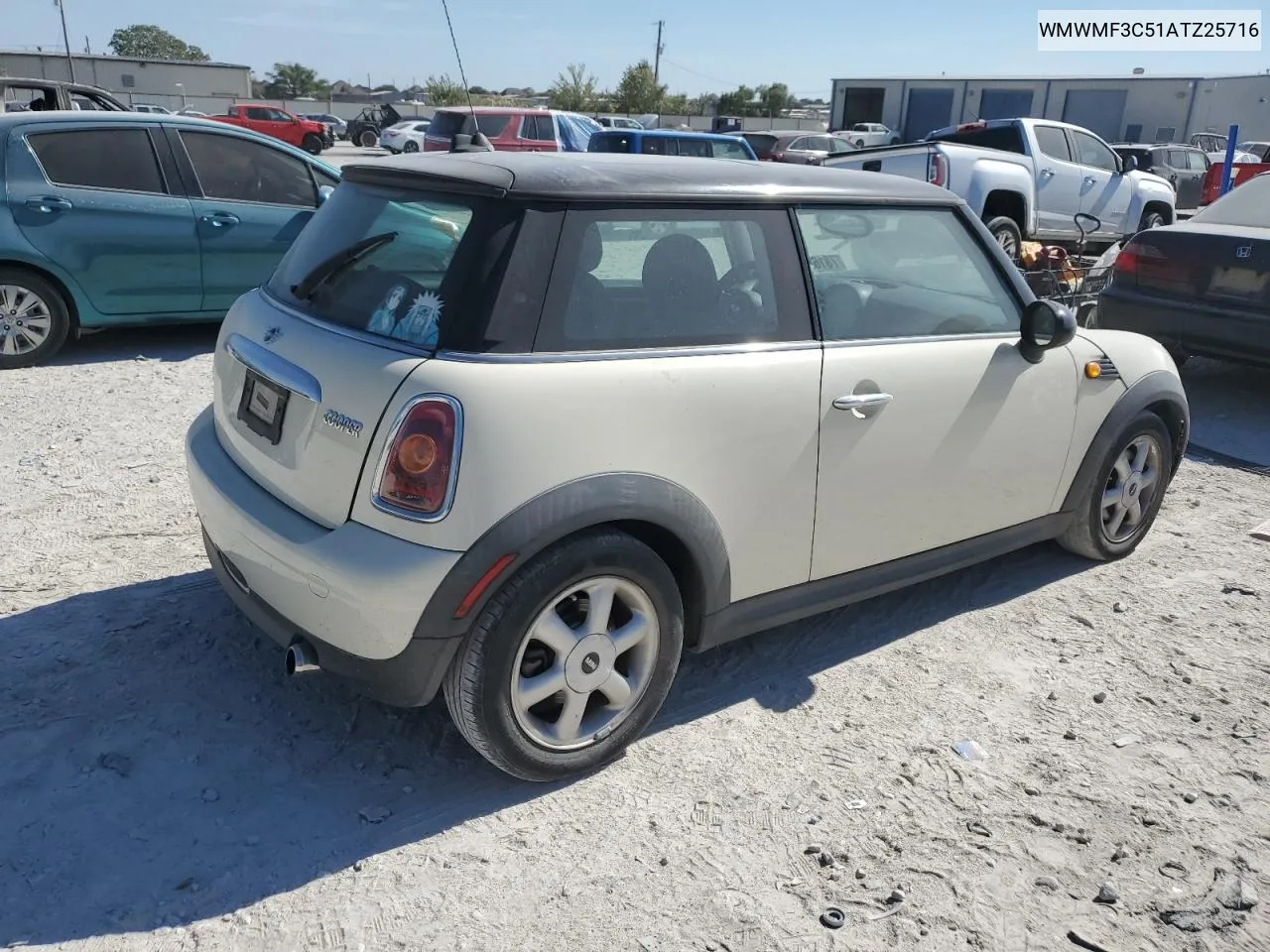 2010 Mini Cooper VIN: WMWMF3C51ATZ25716 Lot: 78168734