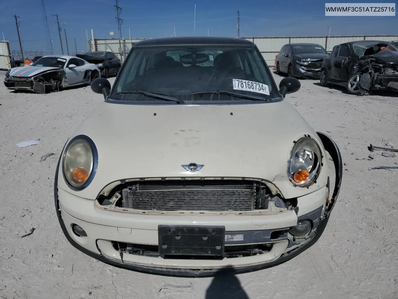 2010 Mini Cooper VIN: WMWMF3C51ATZ25716 Lot: 78168734