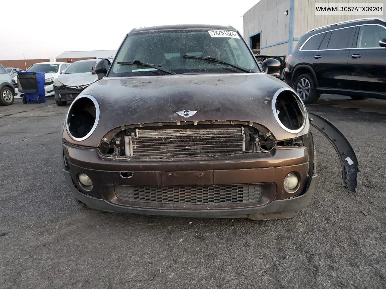 2010 Mini Cooper Clubman VIN: WMWML3C57ATX39204 Lot: 78251324