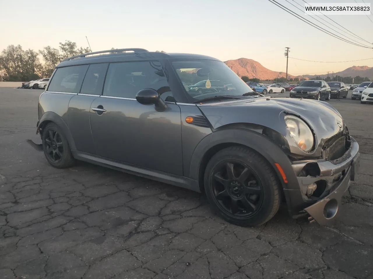 2010 Mini Cooper Clubman VIN: WMWML3C58ATX38823 Lot: 78554524