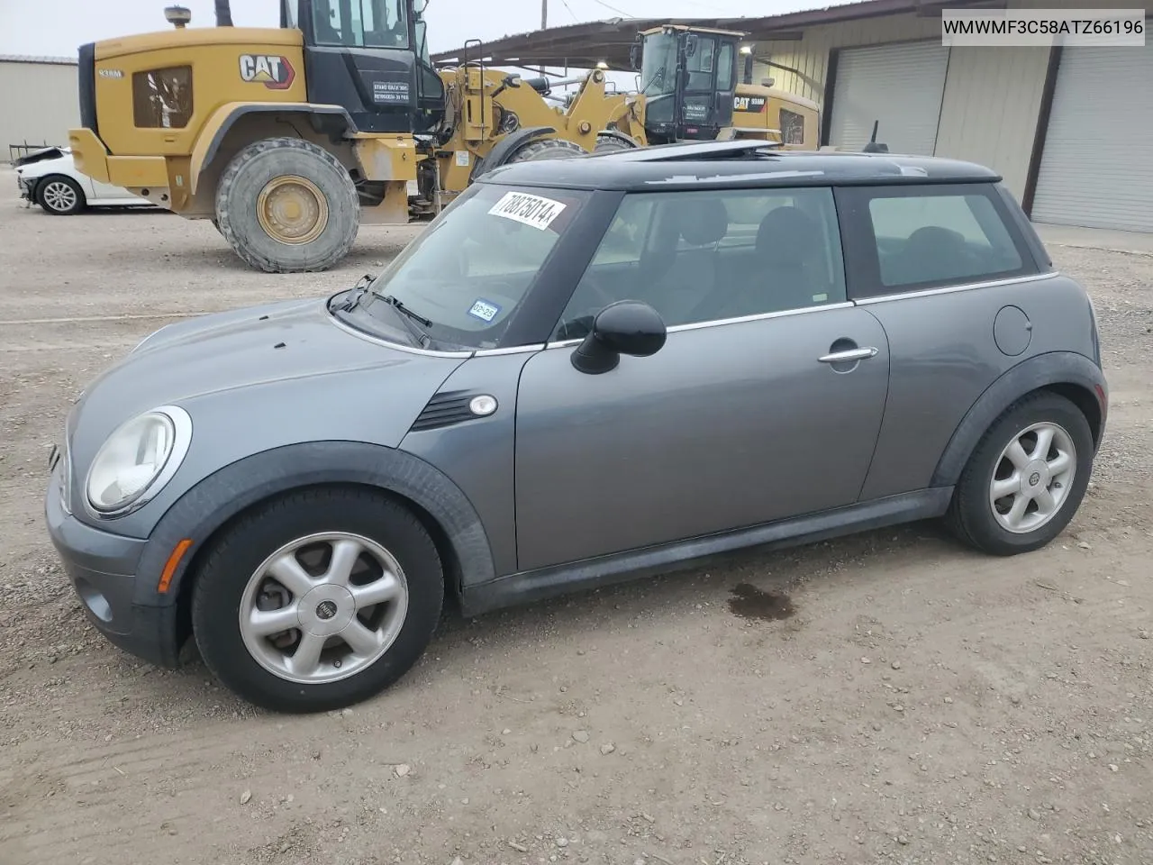 2010 Mini Cooper VIN: WMWMF3C58ATZ66196 Lot: 78875014