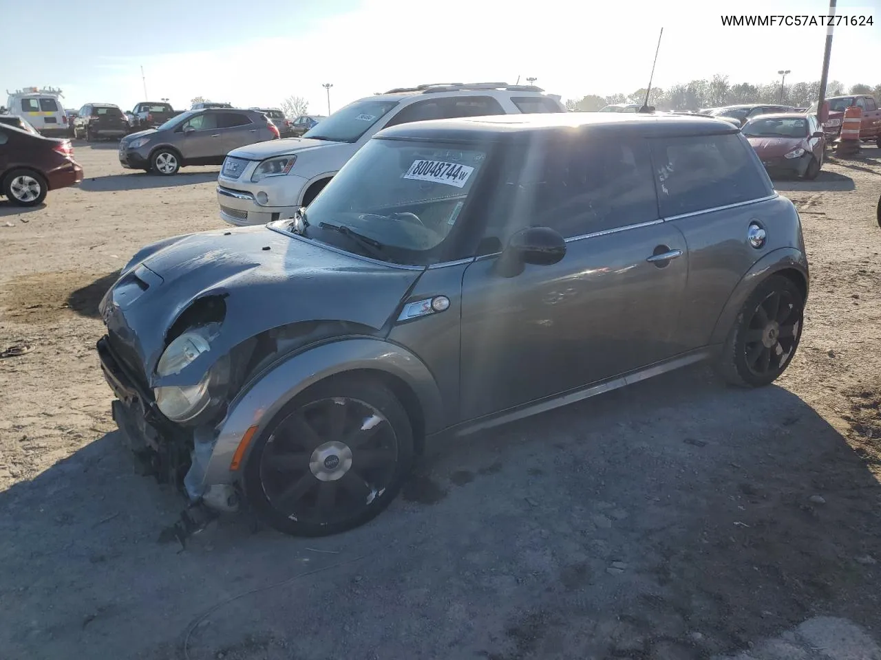 2010 Mini Cooper S VIN: WMWMF7C57ATZ71624 Lot: 80048744