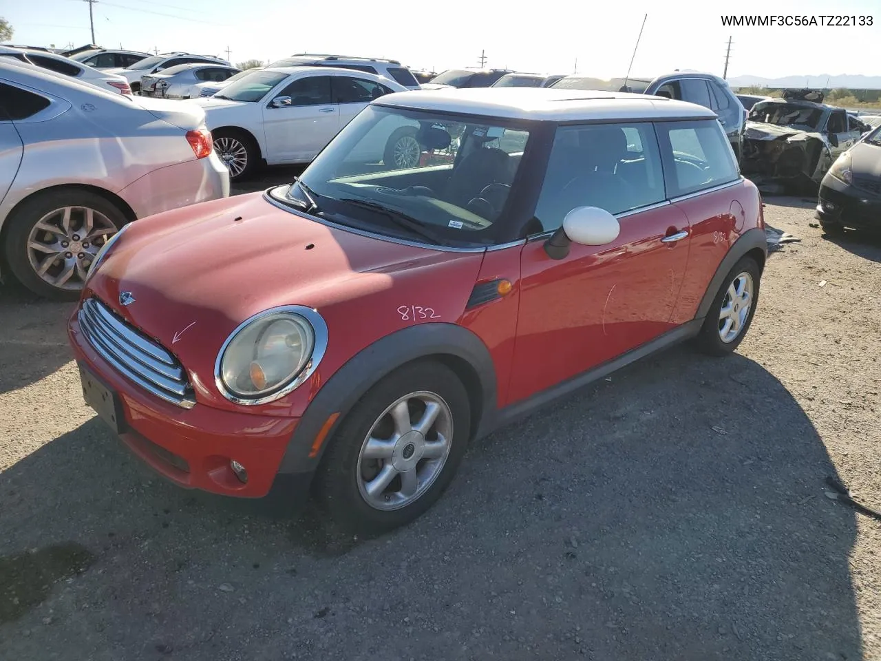 2010 Mini Cooper VIN: WMWMF3C56ATZ22133 Lot: 80083244