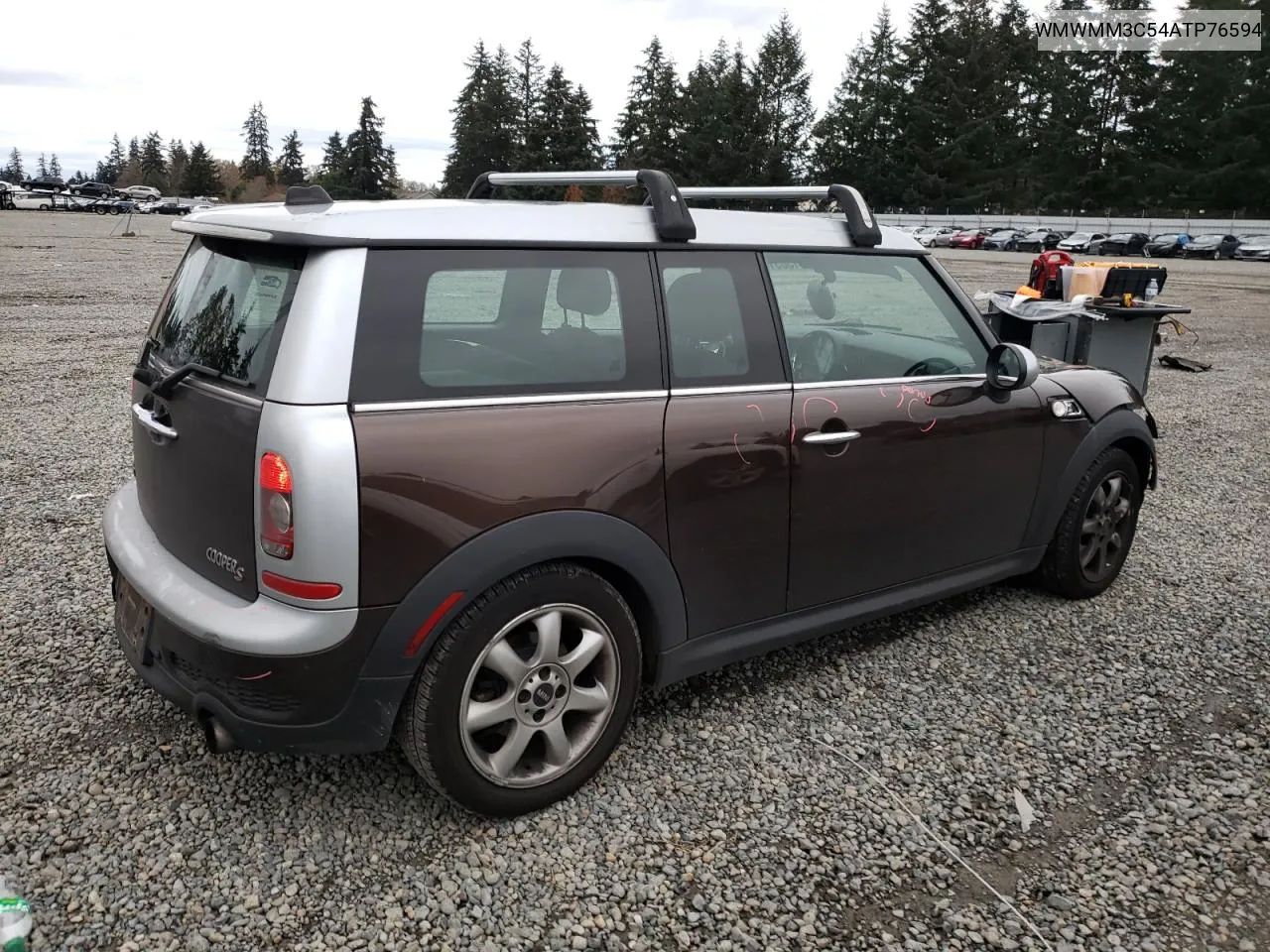 2010 Mini Cooper S Clubman VIN: WMWMM3C54ATP76594 Lot: 80138514