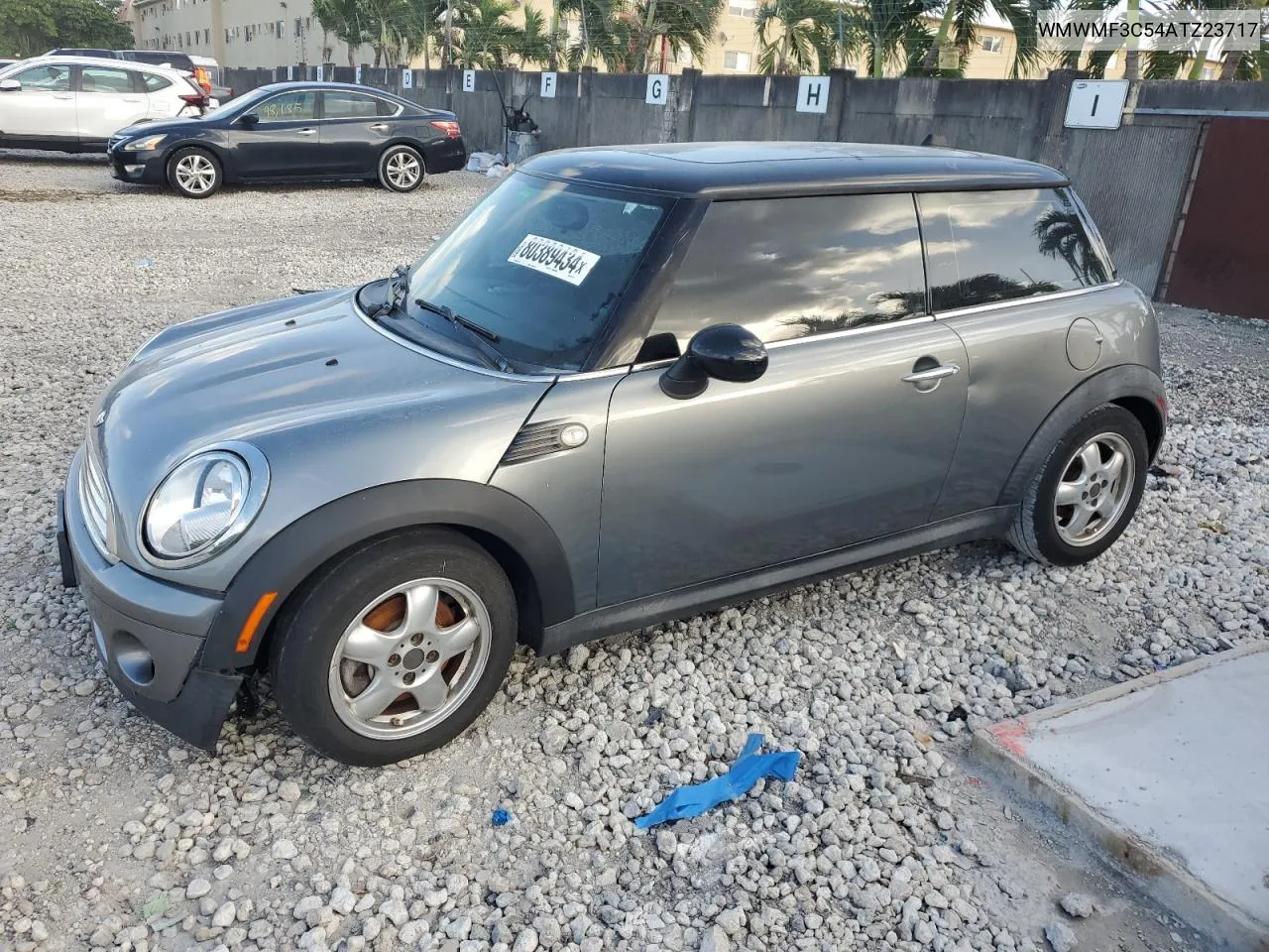 2010 Mini Cooper VIN: WMWMF3C54ATZ23717 Lot: 80389434