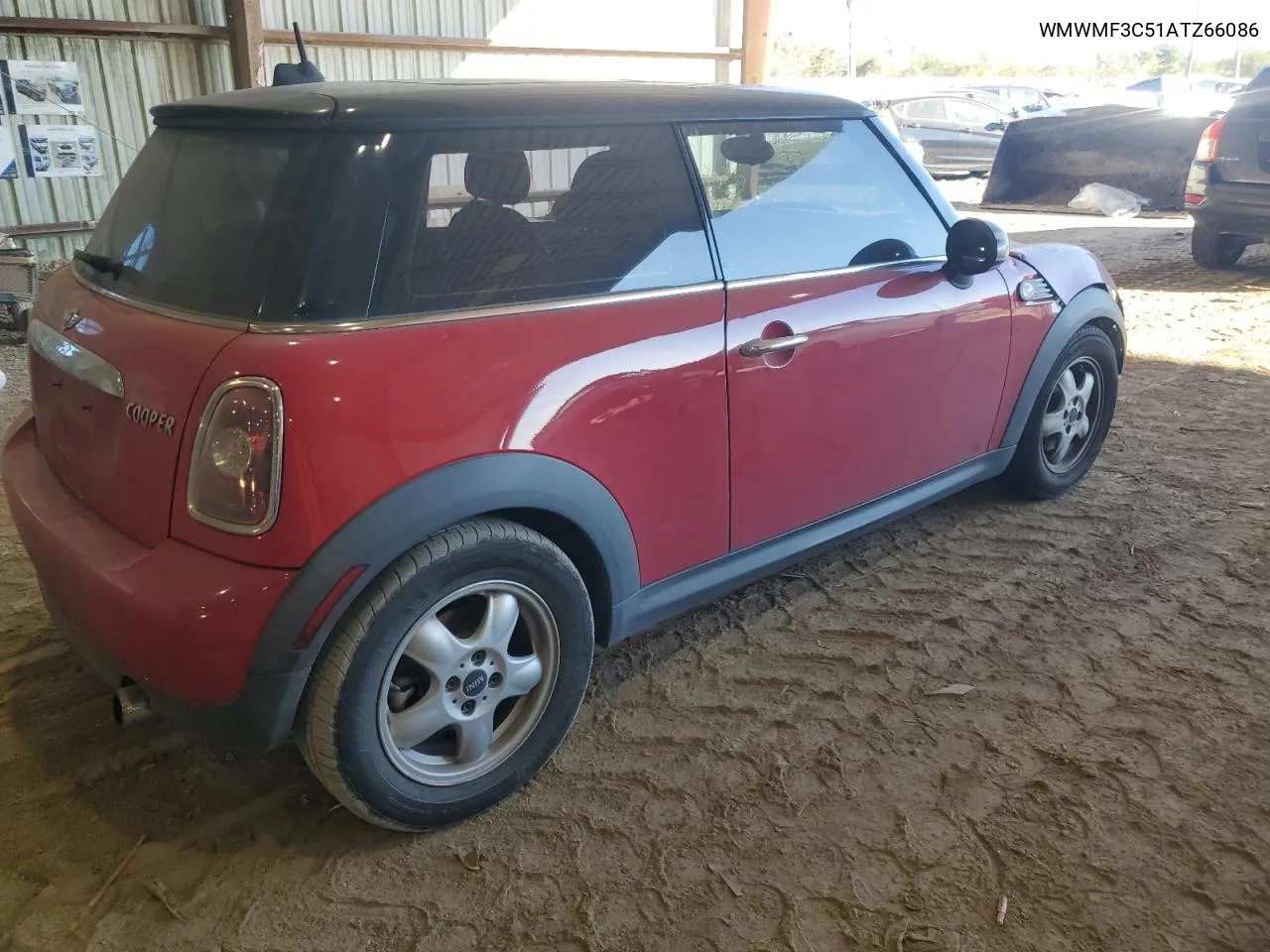 2010 Mini Cooper VIN: WMWMF3C51ATZ66086 Lot: 80742674