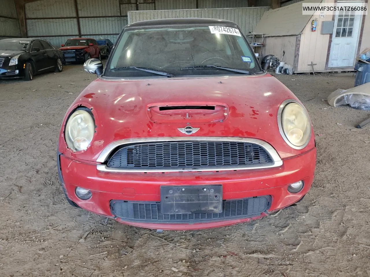 2010 Mini Cooper VIN: WMWMF3C51ATZ66086 Lot: 80742674