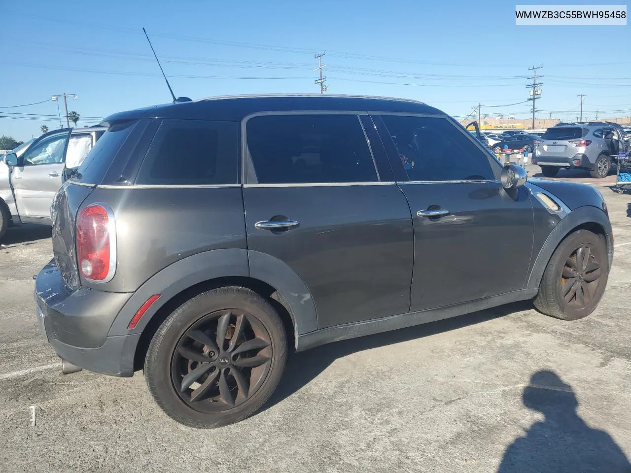 2011 Mini Cooper Countryman VIN: WMWZB3C55BWH95458 Lot: 47106344