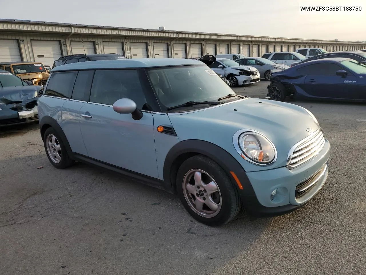 2011 Mini Cooper Clubman VIN: WMWZF3C58BT188750 Lot: 57069734