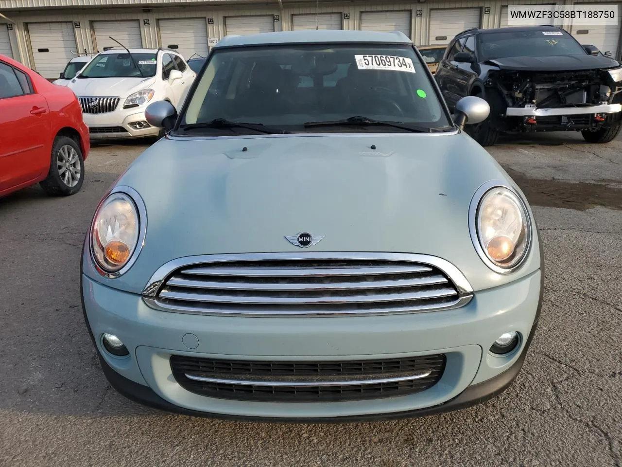 2011 Mini Cooper Clubman VIN: WMWZF3C58BT188750 Lot: 57069734