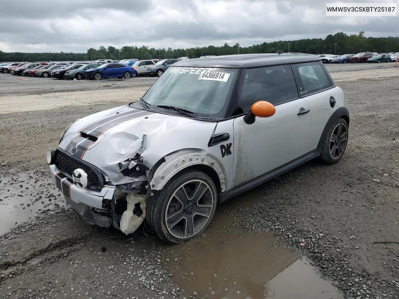 2011 Mini Cooper S VIN: WMWSV3C5XBTY25187 Lot: 64366914