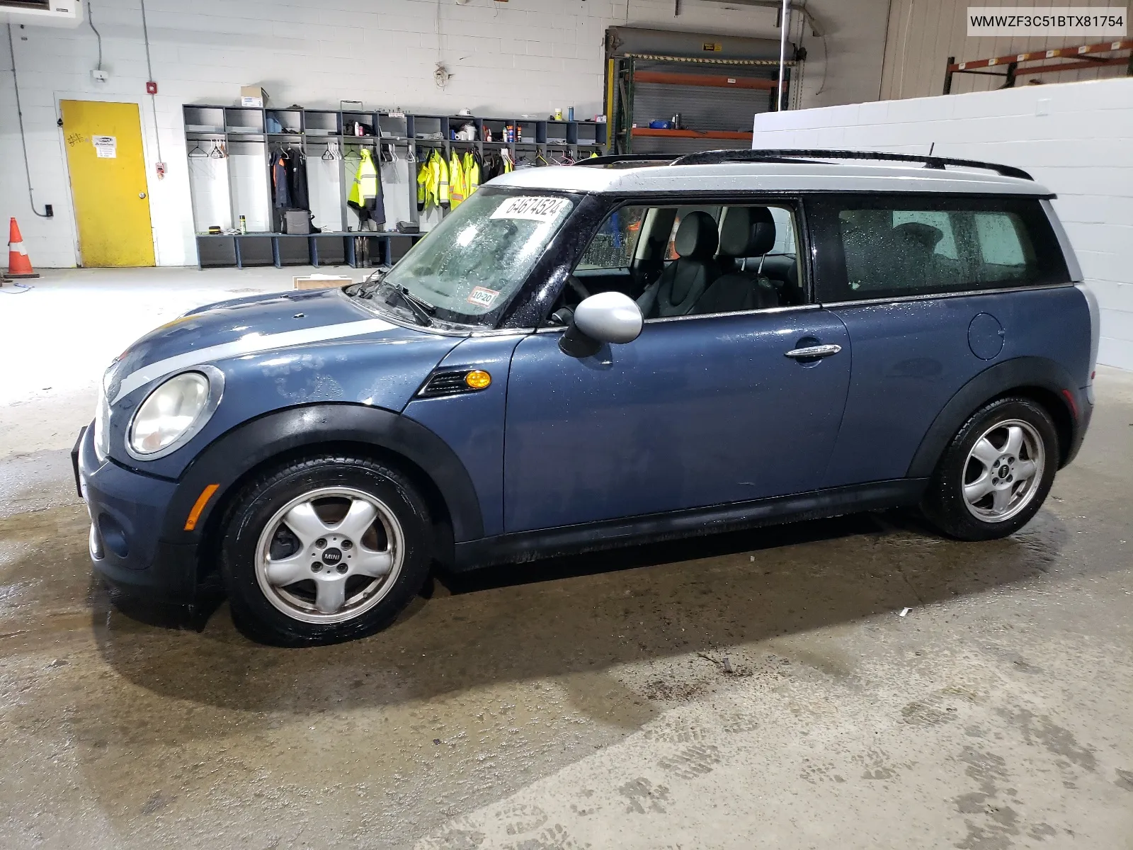 2011 Mini Cooper Clubman VIN: WMWZF3C51BTX81754 Lot: 64674524