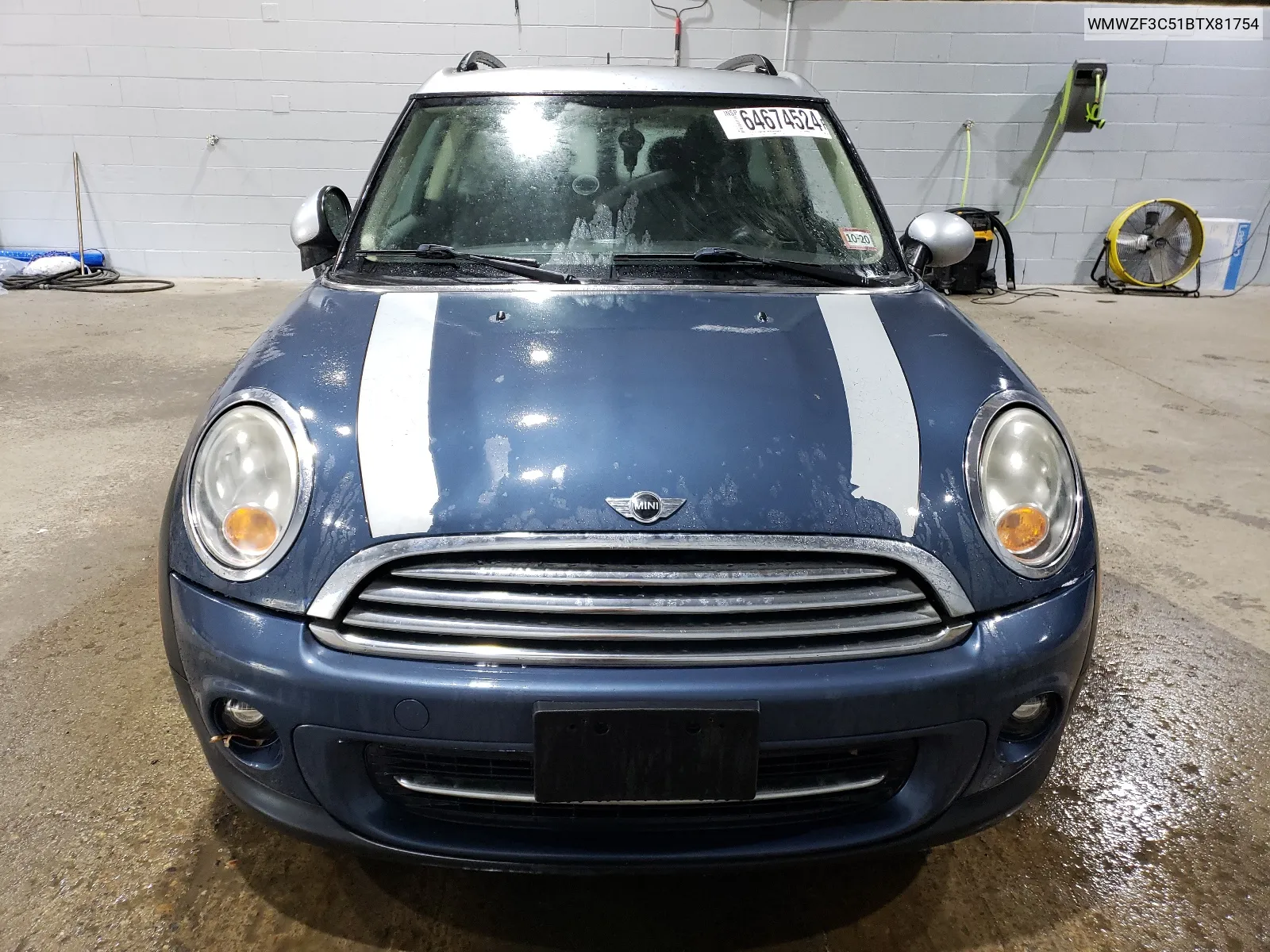 2011 Mini Cooper Clubman VIN: WMWZF3C51BTX81754 Lot: 64674524