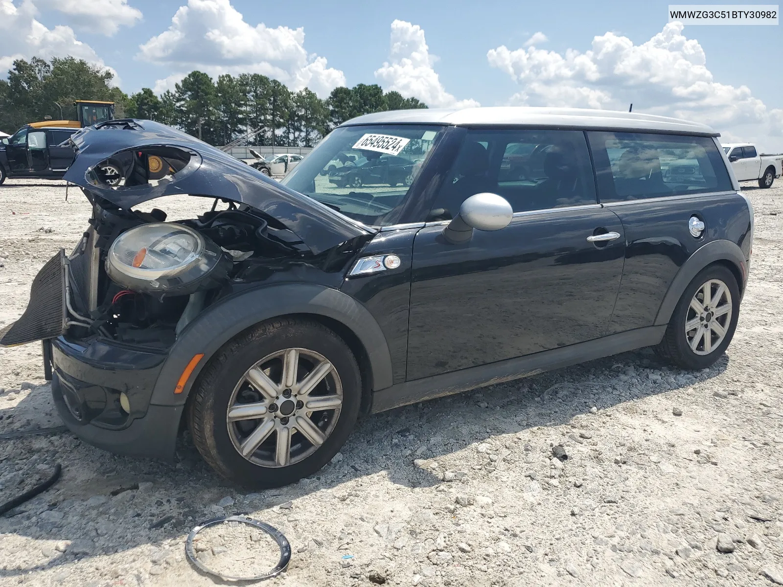 2011 Mini Cooper S Clubman VIN: WMWZG3C51BTY30982 Lot: 65495524