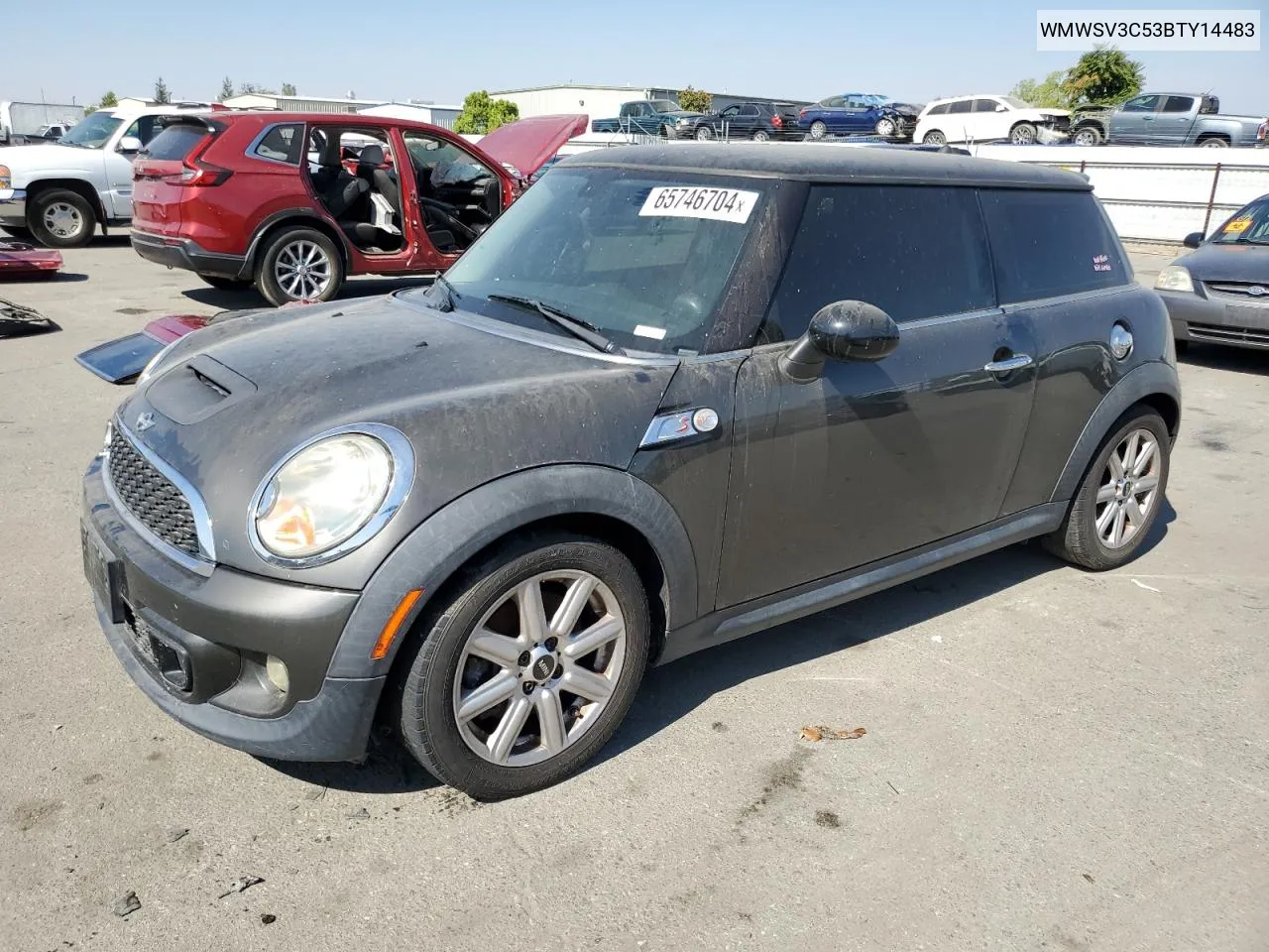 2011 Mini Cooper S VIN: WMWSV3C53BTY14483 Lot: 65746704