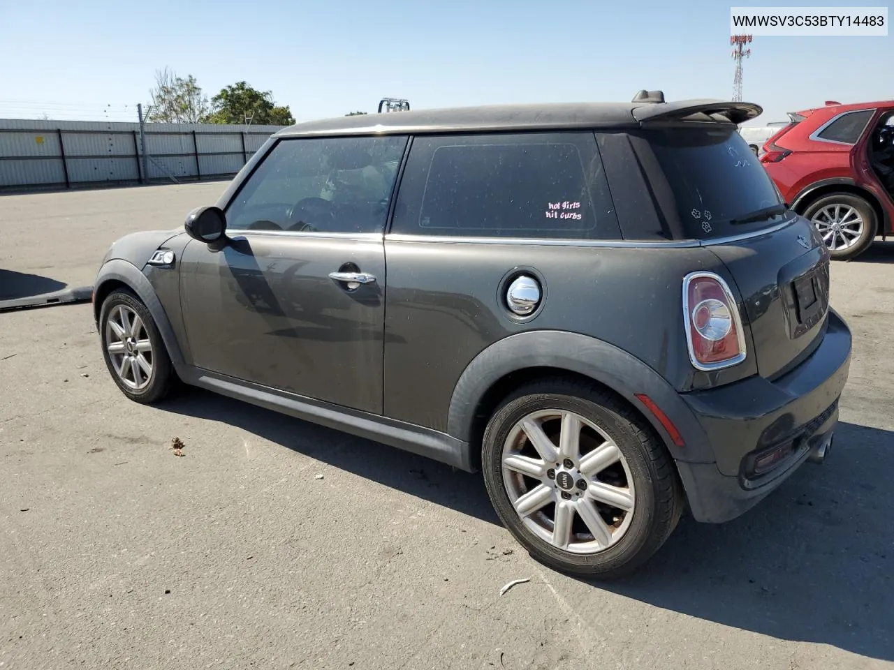 2011 Mini Cooper S VIN: WMWSV3C53BTY14483 Lot: 65746704