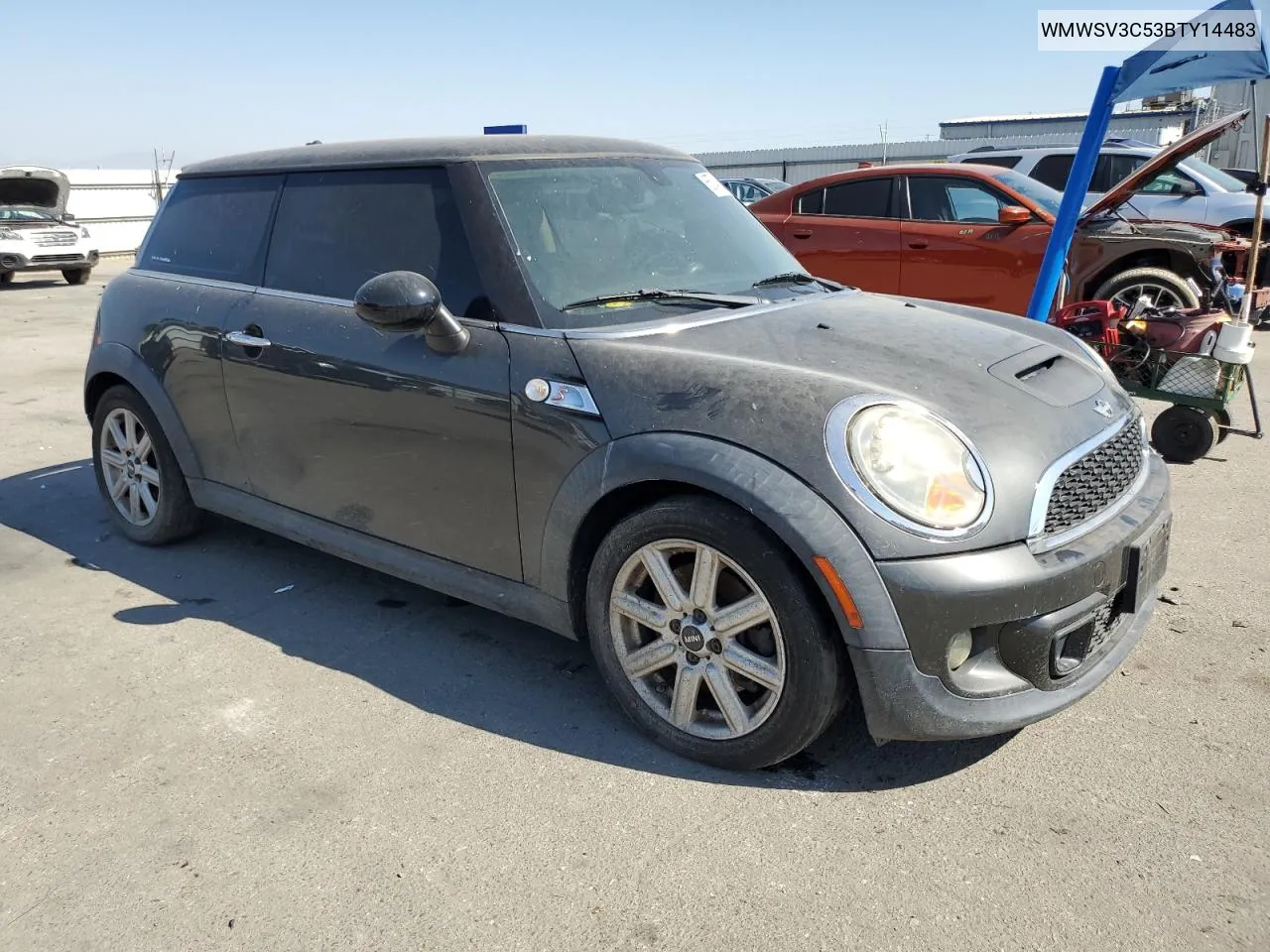 2011 Mini Cooper S VIN: WMWSV3C53BTY14483 Lot: 65746704