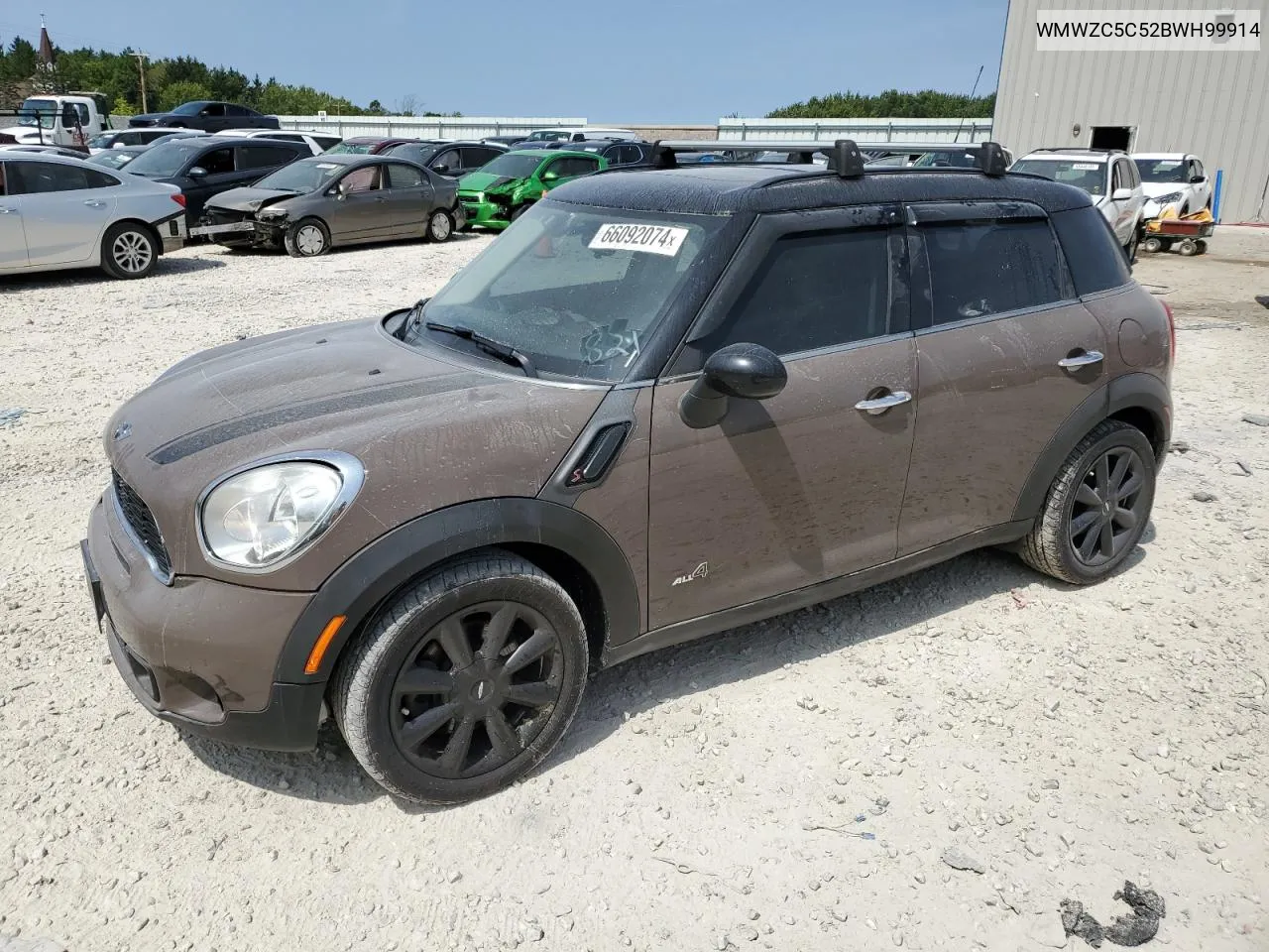 2011 Mini Cooper S Countryman VIN: WMWZC5C52BWH99914 Lot: 66092074