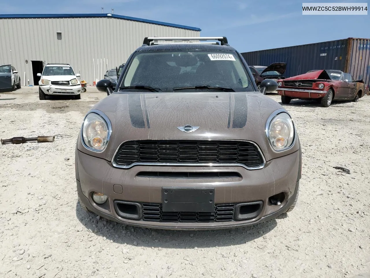 2011 Mini Cooper S Countryman VIN: WMWZC5C52BWH99914 Lot: 66092074