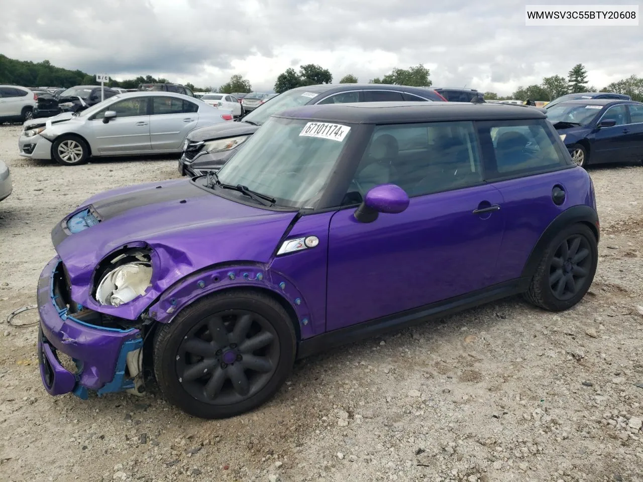 2011 Mini Cooper S VIN: WMWSV3C55BTY20608 Lot: 67101174