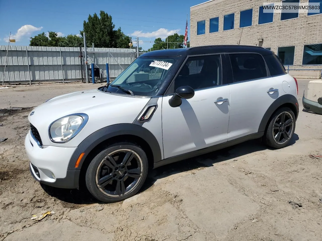 2011 Mini Cooper S Countryman VIN: WMWZC3C57BWM25803 Lot: 67731734