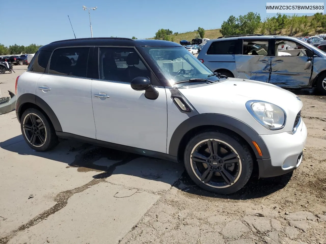 2011 Mini Cooper S Countryman VIN: WMWZC3C57BWM25803 Lot: 67731734