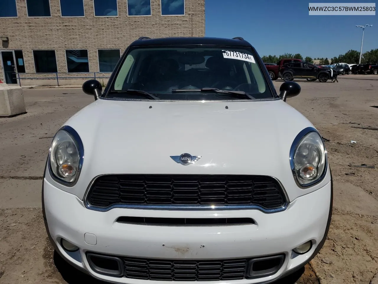 2011 Mini Cooper S Countryman VIN: WMWZC3C57BWM25803 Lot: 67731734