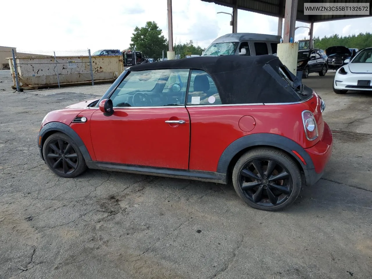 2011 Mini Cooper VIN: WMWZN3C55BT132672 Lot: 67734354