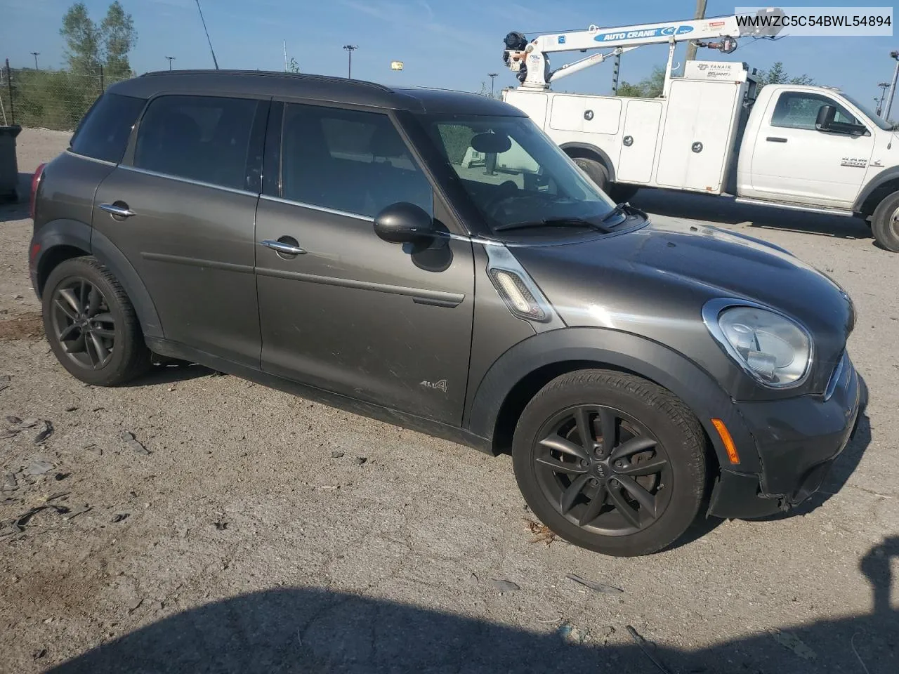 WMWZC5C54BWL54894 2011 Mini Cooper S Countryman