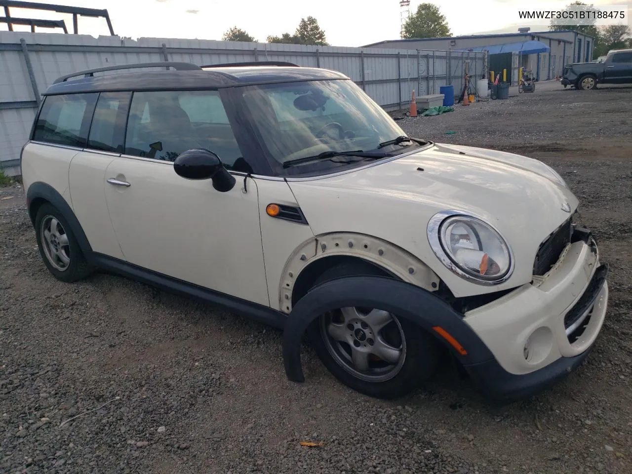 2011 Mini Cooper Clubman VIN: WMWZF3C51BT188475 Lot: 68546424