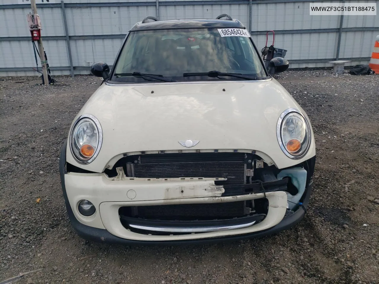 2011 Mini Cooper Clubman VIN: WMWZF3C51BT188475 Lot: 68546424