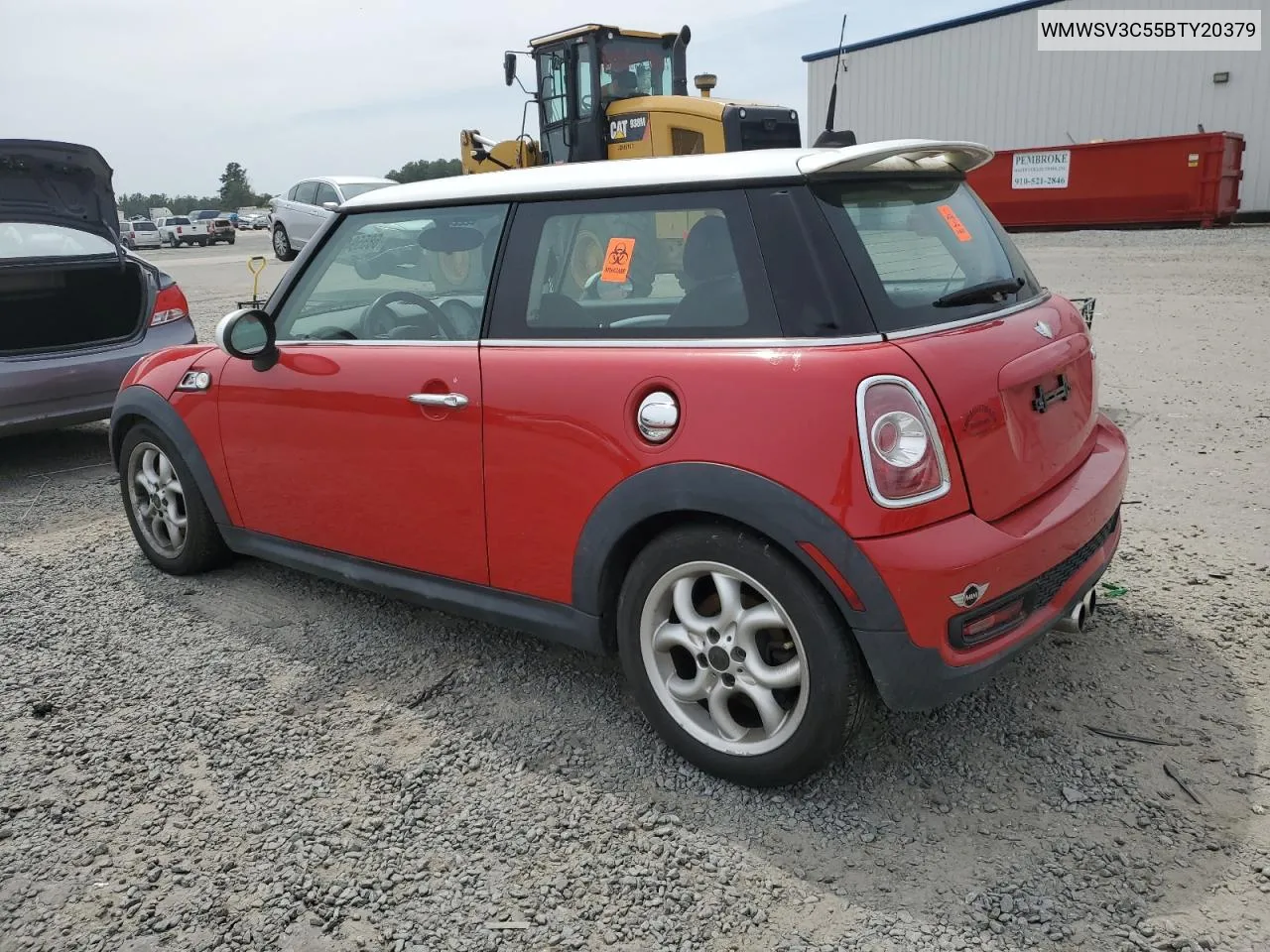 2011 Mini Cooper S VIN: WMWSV3C55BTY20379 Lot: 68559484