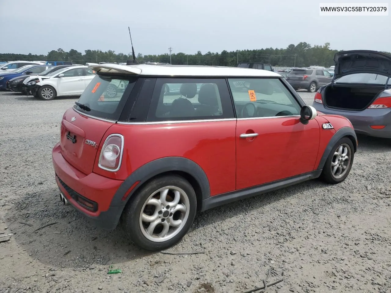 2011 Mini Cooper S VIN: WMWSV3C55BTY20379 Lot: 68559484