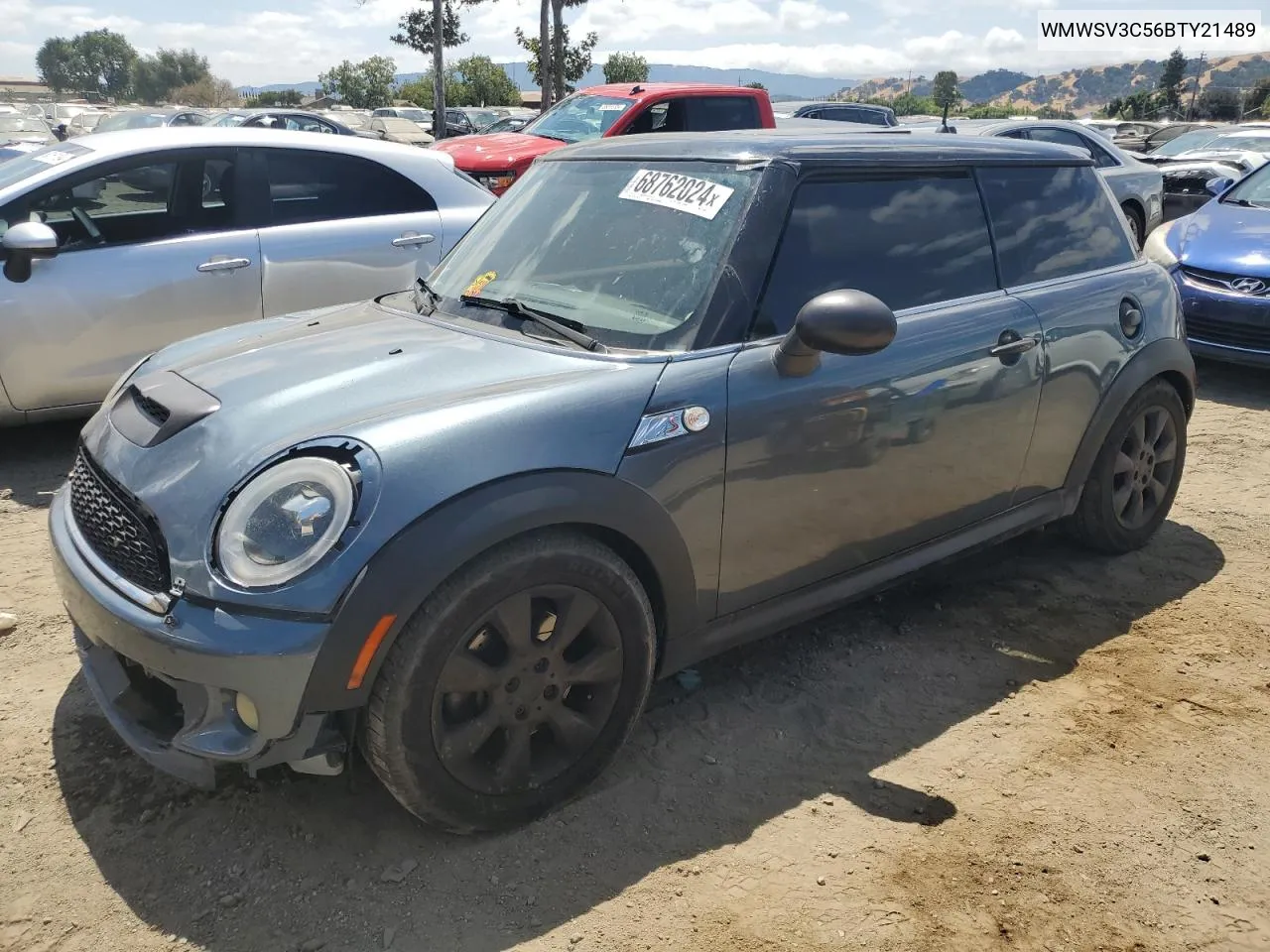 2011 Mini Cooper S VIN: WMWSV3C56BTY21489 Lot: 68762024