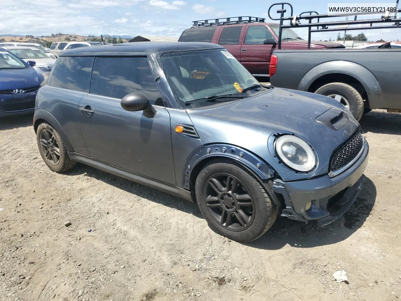 2011 Mini Cooper S VIN: WMWSV3C56BTY21489 Lot: 68762024