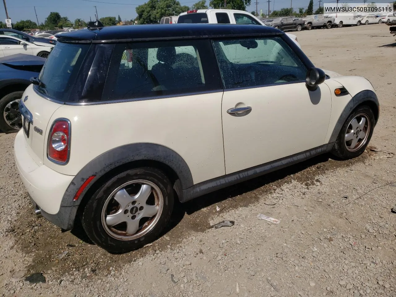 2011 Mini Cooper VIN: WMWSU3C50BT095115 Lot: 70142084