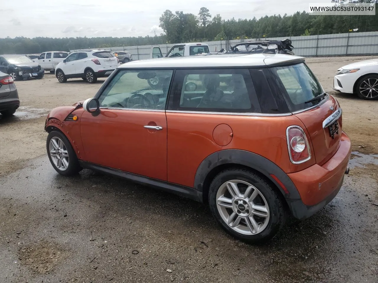 2011 Mini Cooper VIN: WMWSU3C53BT093147 Lot: 70202424