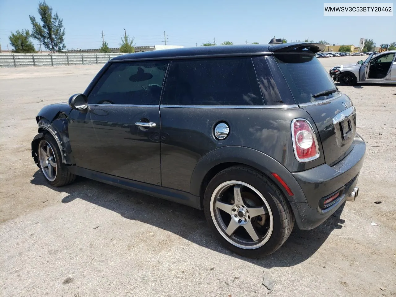 2011 Mini Cooper S VIN: WMWSV3C53BTY20462 Lot: 70561834