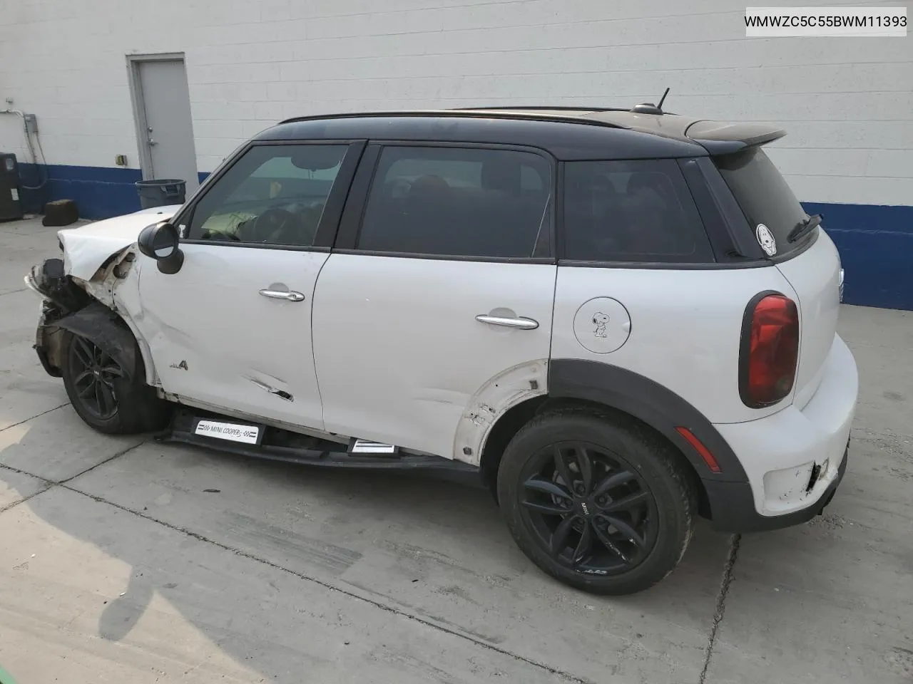 2011 Mini Cooper S Countryman VIN: WMWZC5C55BWM11393 Lot: 71365454