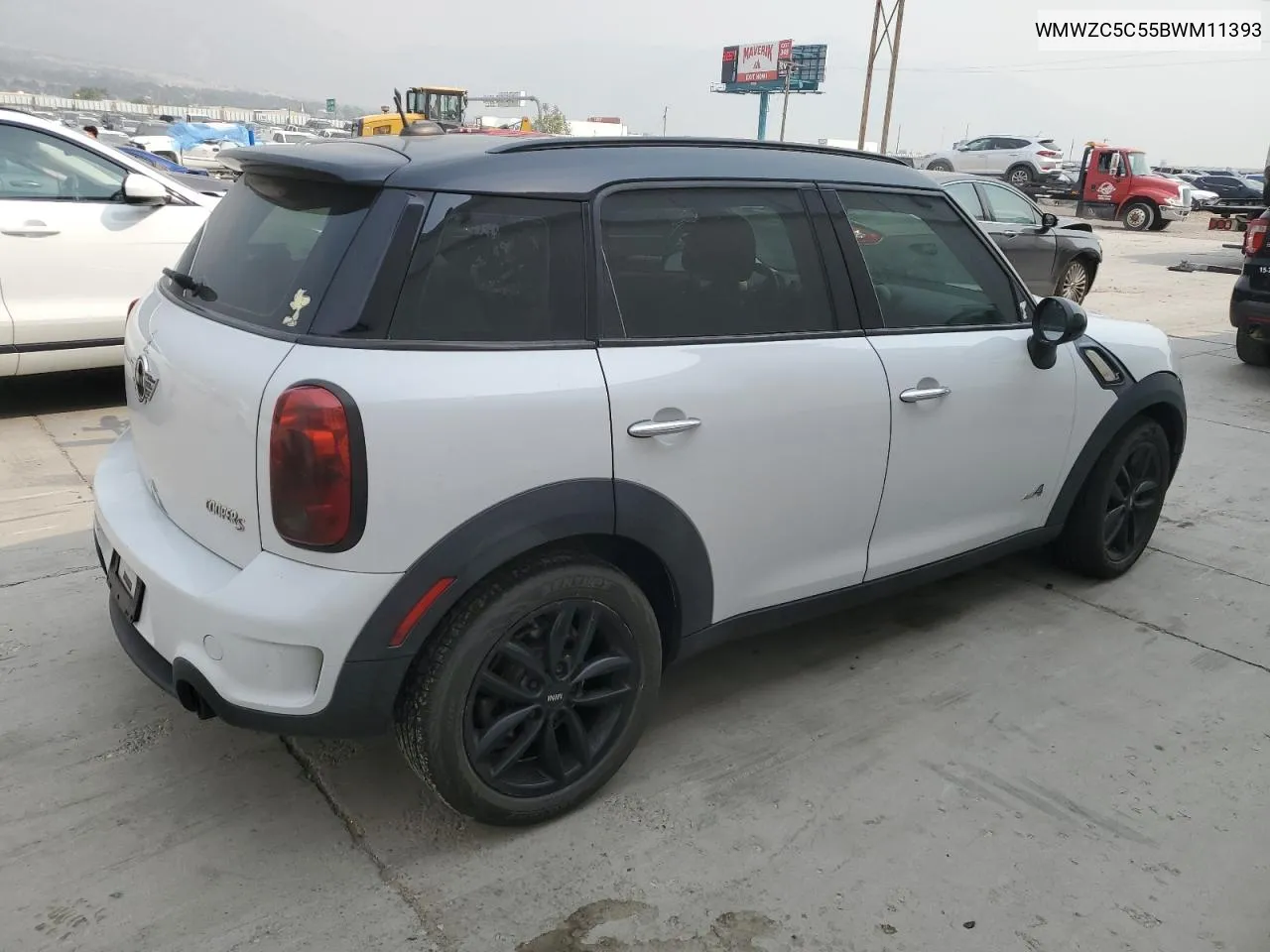 2011 Mini Cooper S Countryman VIN: WMWZC5C55BWM11393 Lot: 71365454