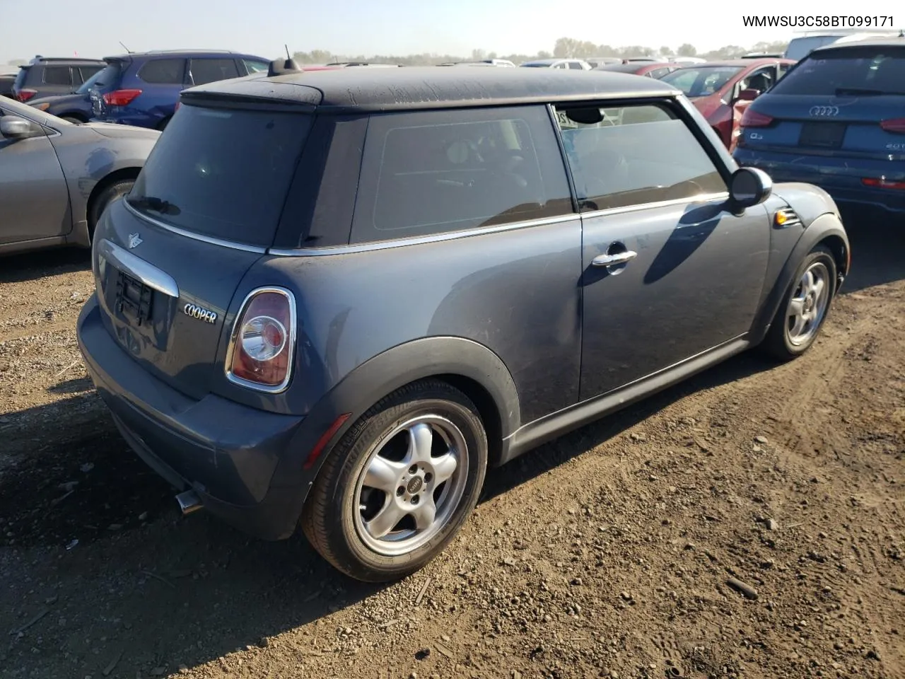 2011 Mini Cooper VIN: WMWSU3C58BT099171 Lot: 72034744